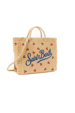 Borsa tote Vanity in paglia beige SAINT BARTH KIDS | VAMI00900345L